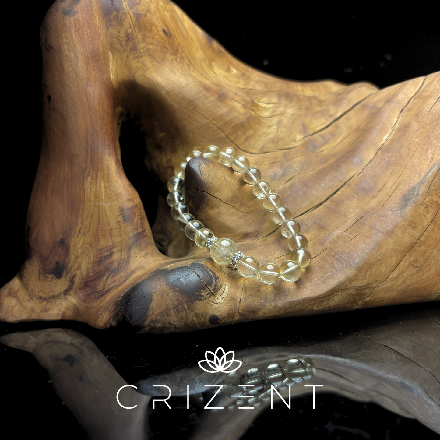 Citrine & Golden Rutilated Quartz Bracelet product photo 2