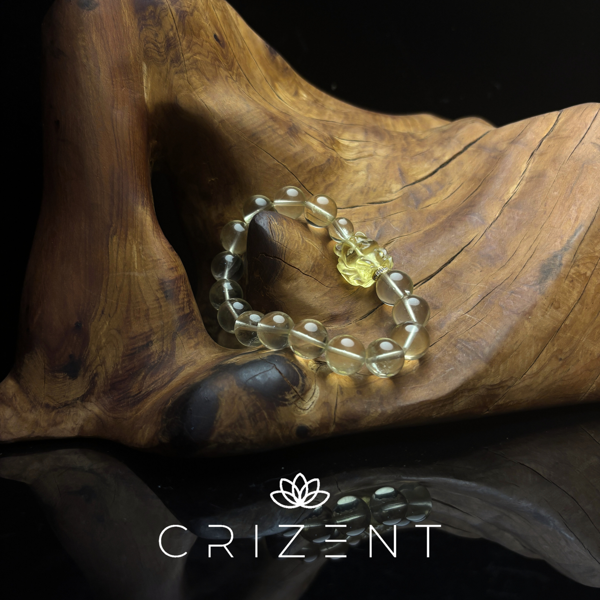 Nine‑Tailed Fox Citrine Talisman Bracelet product photo 2