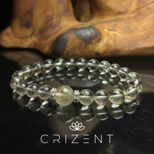 Citrine & Golden Rutilated Quartz Bracelet product photo 1