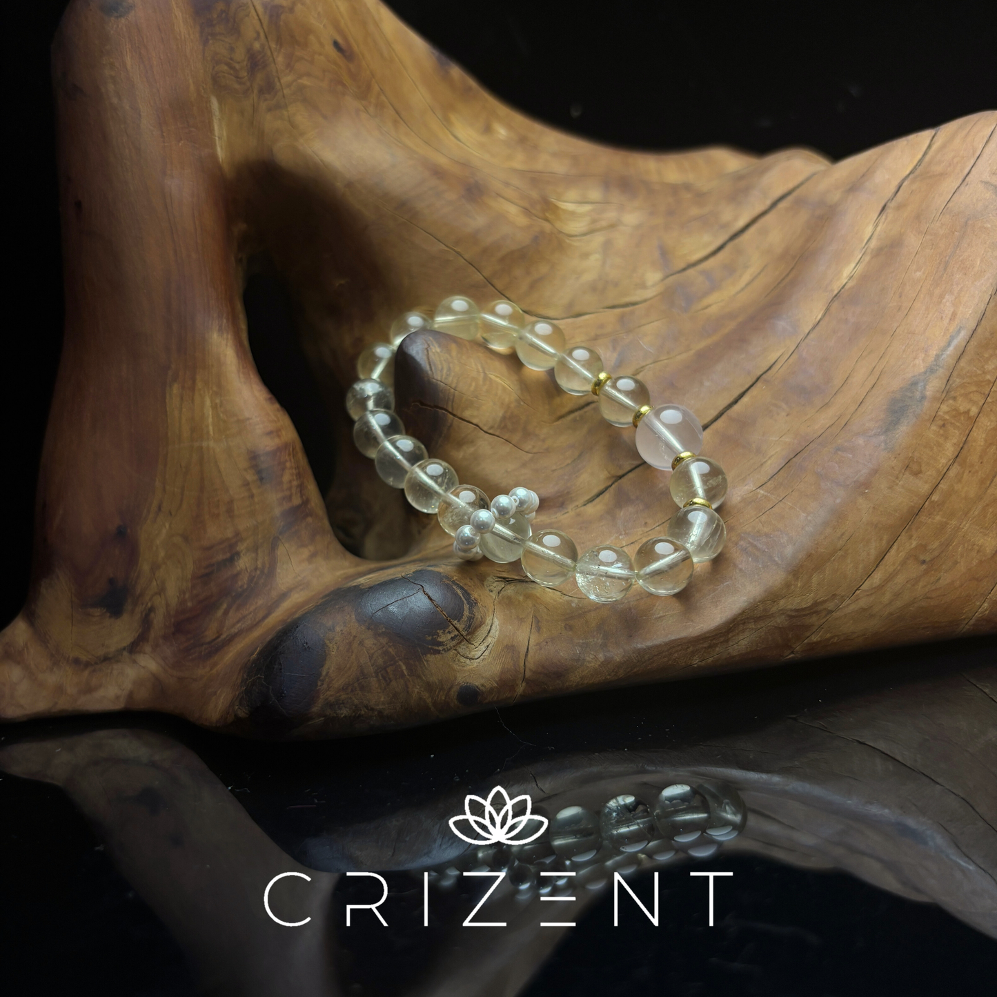 Citrine, Rose Quartz & Pearl Bracelet product photo 2