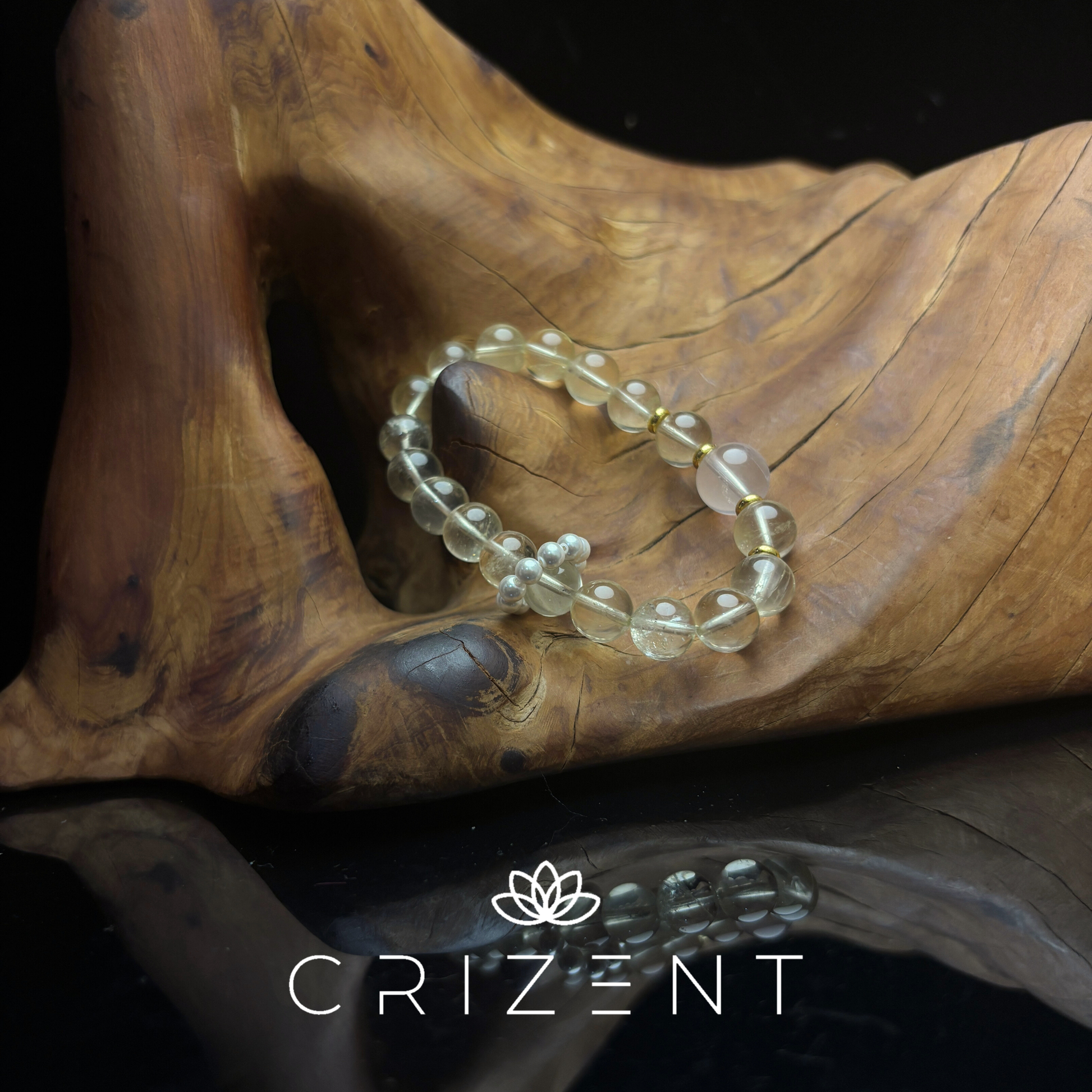 Citrine, Rose Quartz & Pearl Bracelet product photo 2