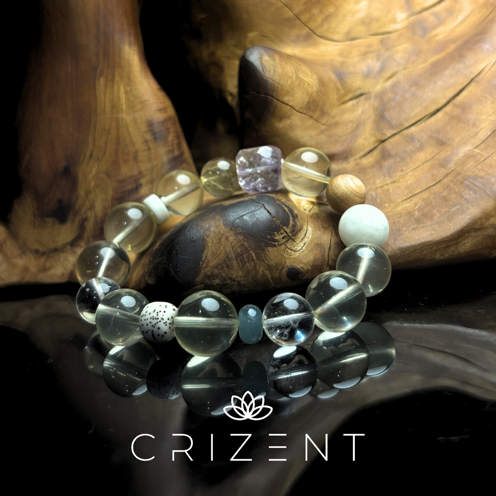 Citrine & Snow Phantom Mix Bracelet product photo 1