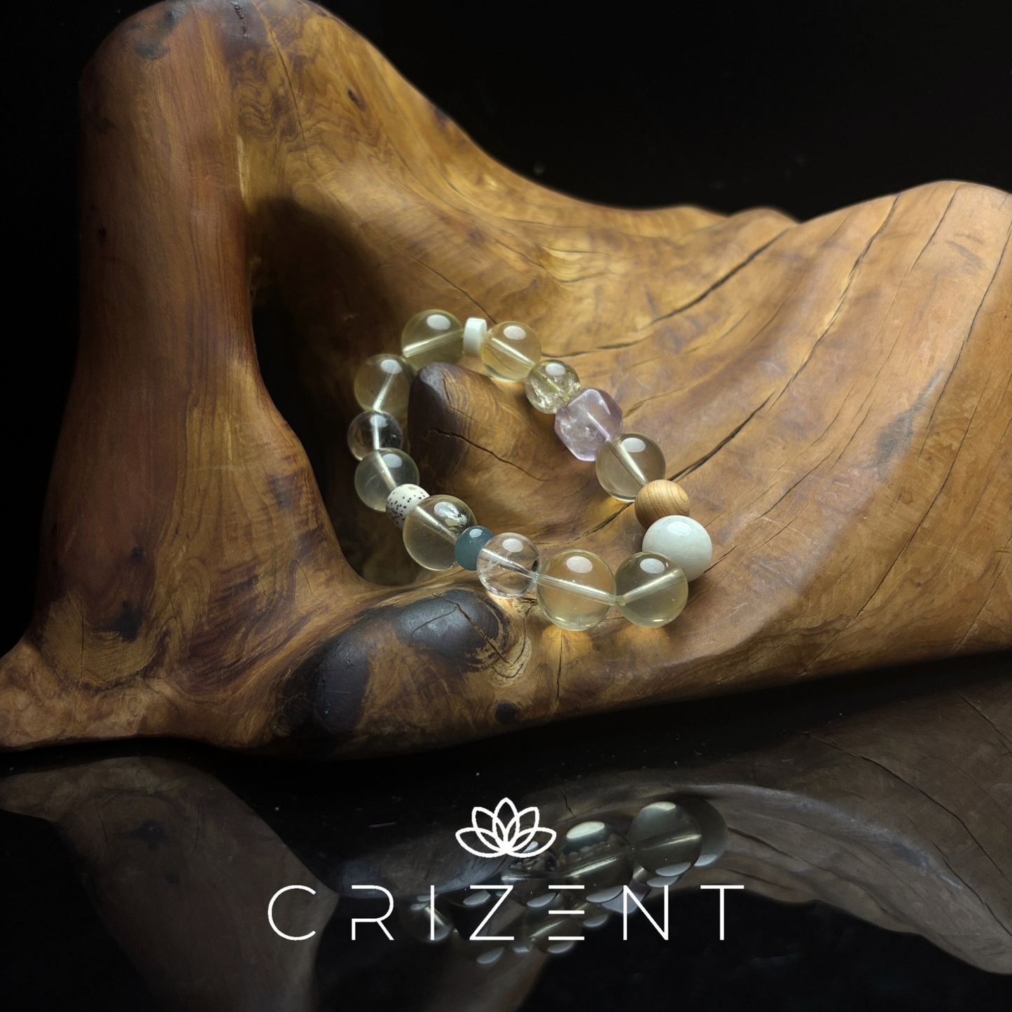 Citrine & Snow Phantom Mix Bracelet product photo 2