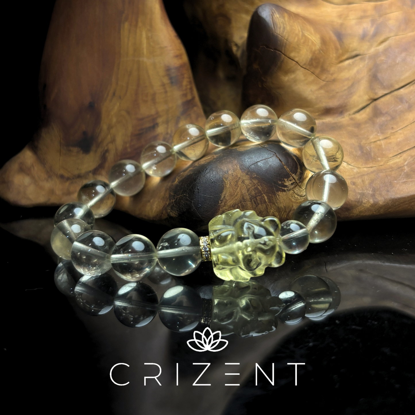 Nine‑Tailed Fox Citrine Talisman Bracelet product photo 1